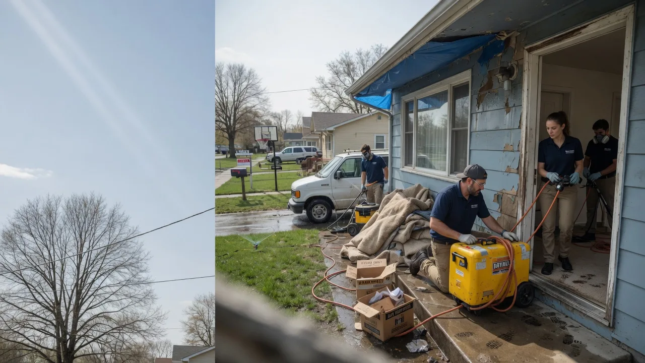 Basement Flood Cleanup in Chillicothe, IL near me